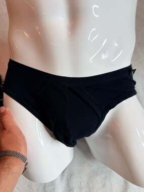 Andrew Christian Cotton Briefs Black